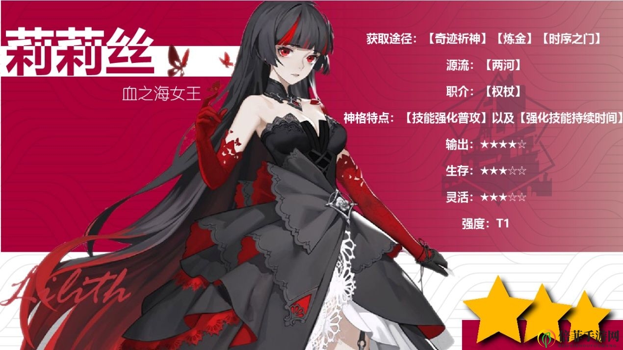解神者莉莉丝值得培养吗 血之海的女王莉莉丝神格测评