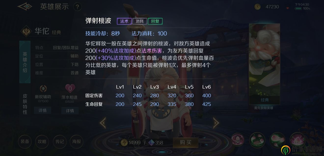 曙光英雄华佗技能介绍 华佗技能讲解