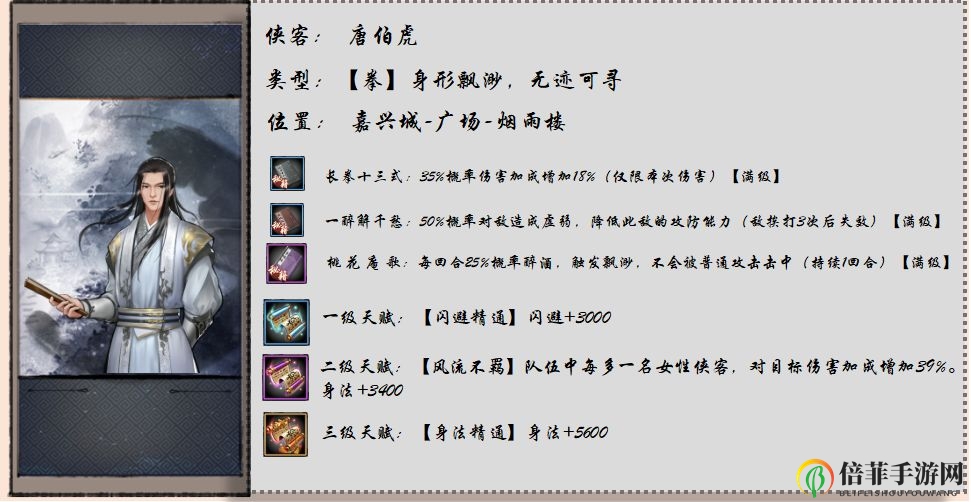 群侠传手游拳类侠客图鉴大全 群侠传拳系列侠客一览