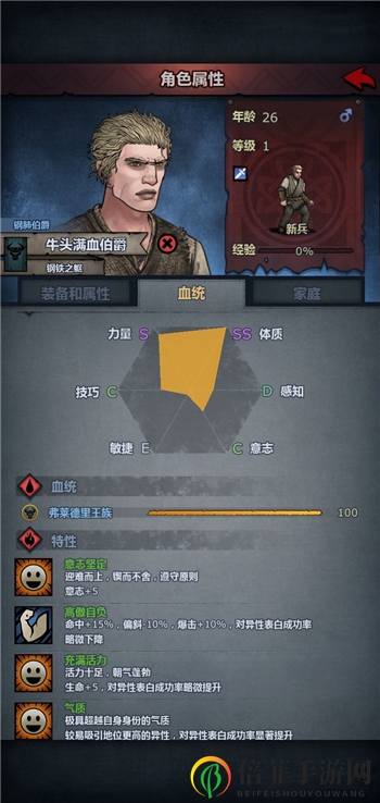诸神皇冠百年骑士团新版弗莱德里王族种族特性一览
