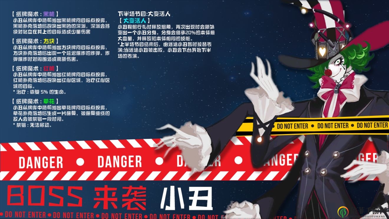 解神者小丑怎么打 愚人船小丑技能详解