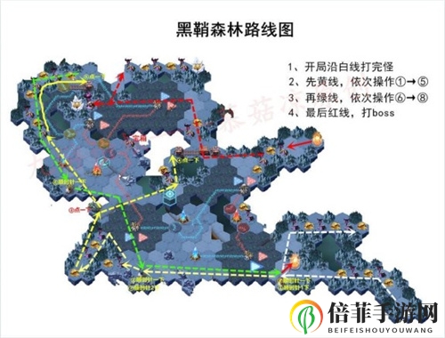剑与远征黑鞘森林通关路线图 黑鞘森全宝箱奖励通关攻略
