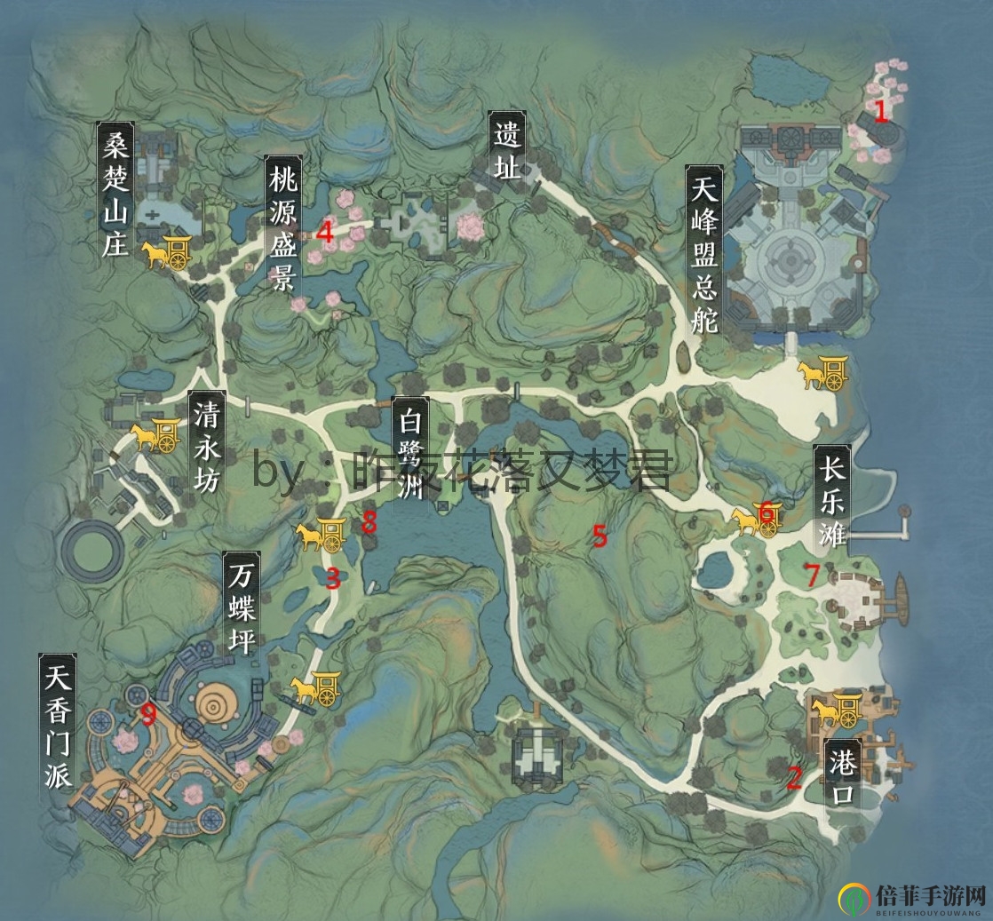 《天涯明月刀手游》东越胜景坐标探秘攻略分享