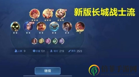 王者荣耀王者模拟战s1长城六战阵容搭配及玩法攻略
