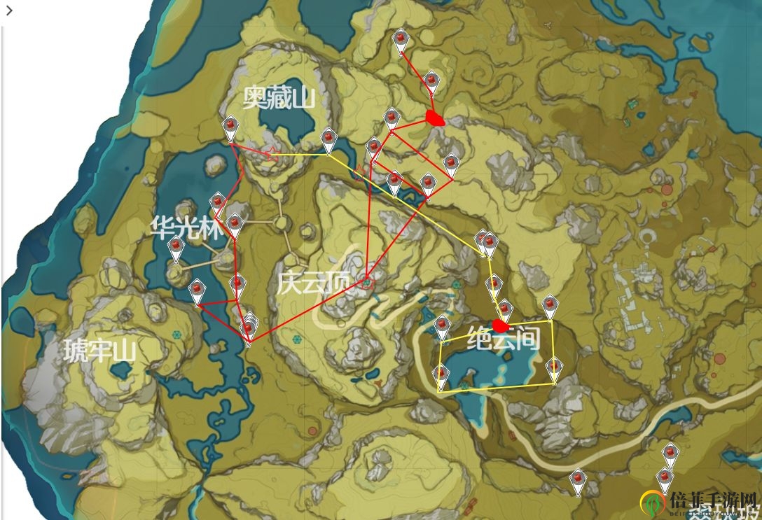 原神绝云椒椒在哪里采集 绝云椒椒高效采集路线图分享