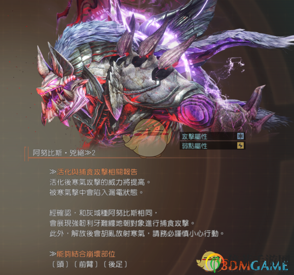 《噬神者3》阿努比斯属性解析，详尽图鉴速览