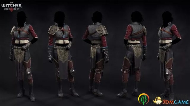 《巫师3》角色3D建模作品欣赏 波兰设计师之力作