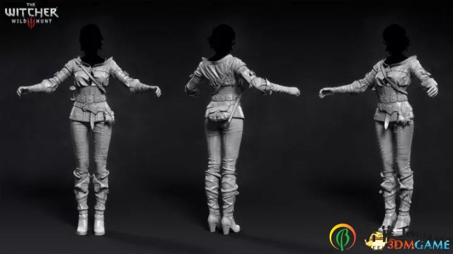《巫师3》角色3D建模作品欣赏 波兰设计师之力作