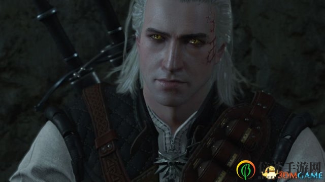 玩家自制《巫师3》白狼Mod 沧桑大叔化身小鲜肉