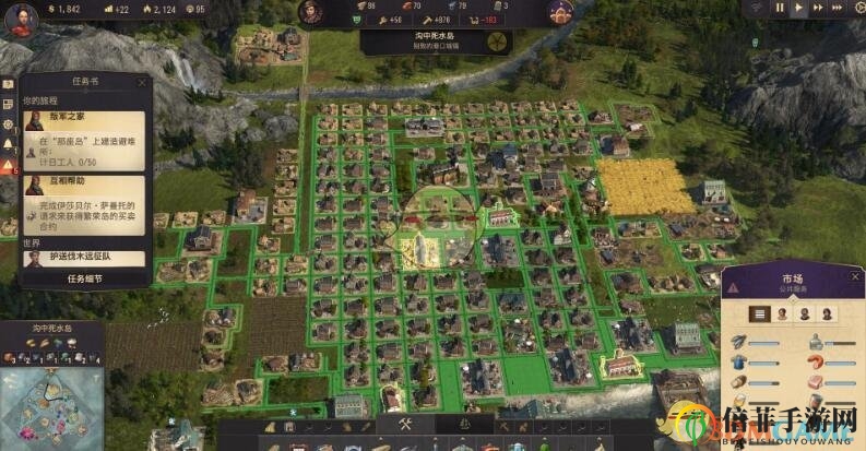 《纪元1800》建筑覆盖范围机制介绍